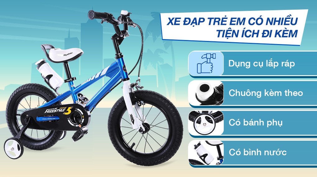 Xe Đạp Trẻ Em Royal Baby Freestyle RB14B-6 14 inch