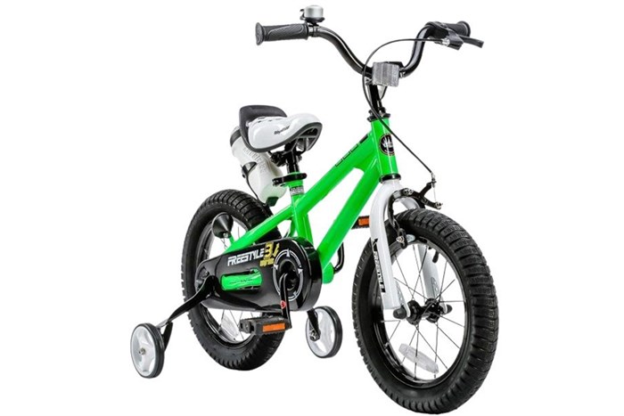 Xe Đạp Trẻ Em Royal Baby Freestyle RB14B-6 14 inch Màu Xanh lá