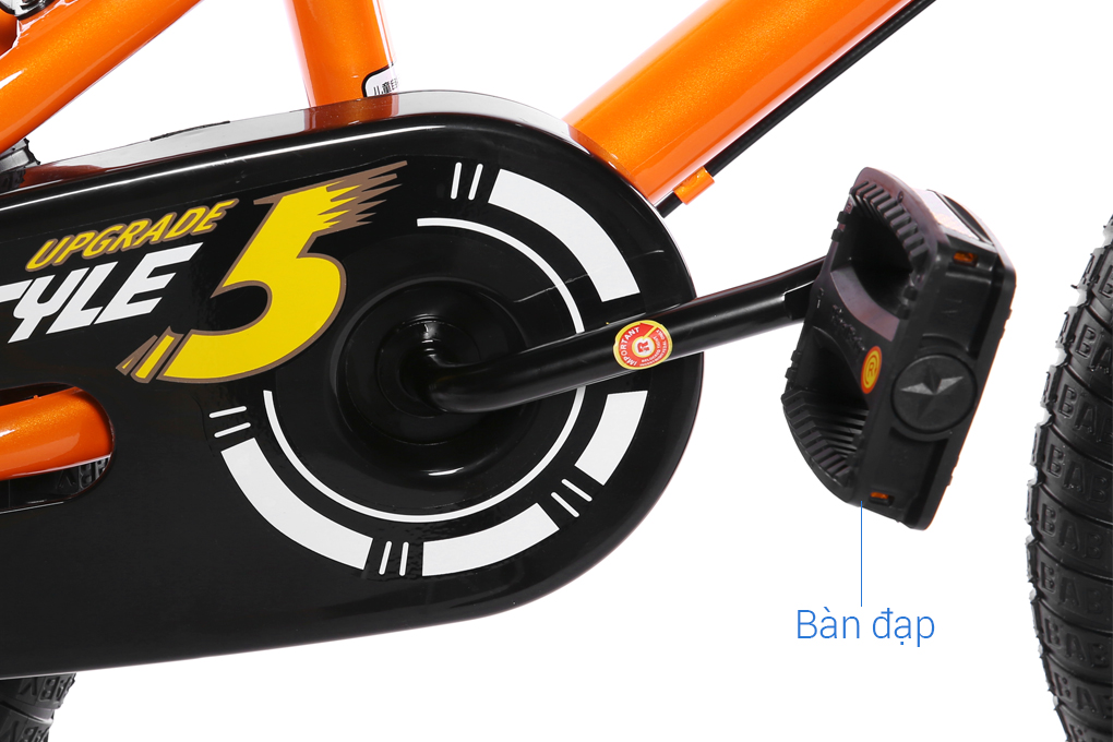 Xe Đạp Trẻ Em Royal Baby Freestyle RB16B-6 16 inch Màu Cam