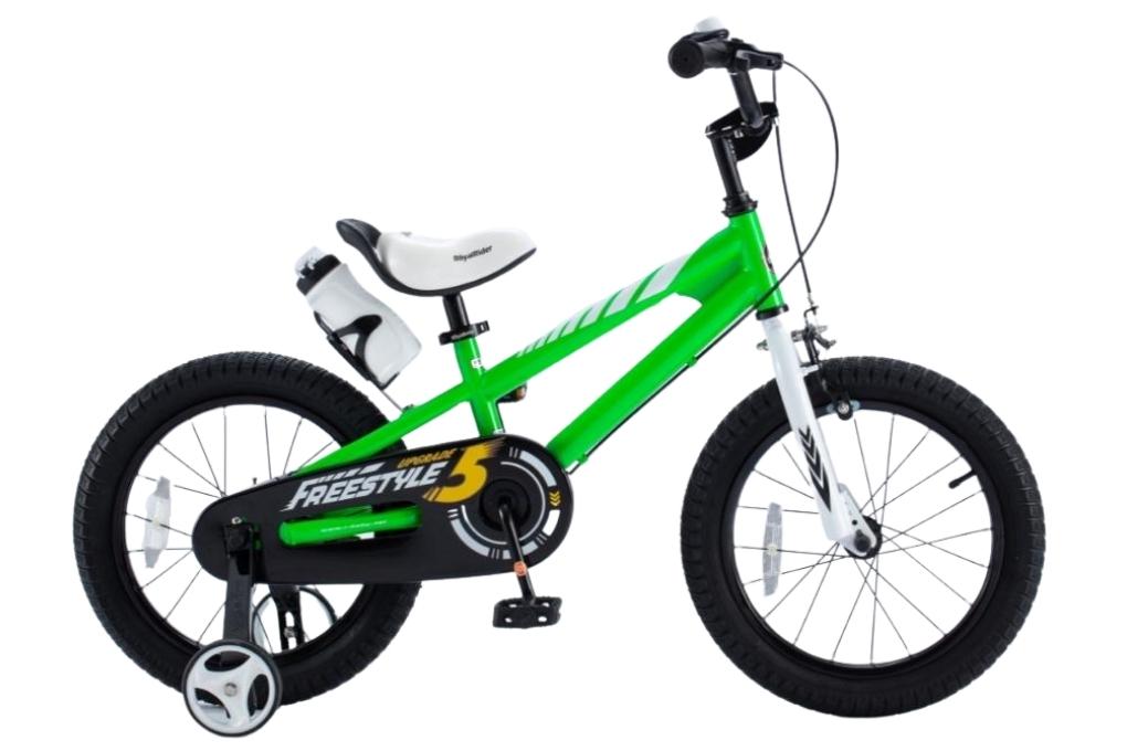 Xe Đạp Trẻ Em Royal Baby Freestyle RB16B-6 16 inch Màu Xanh lá