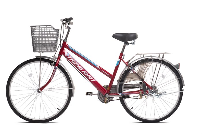 Xe Đạp Đường Phố City Thống Nhất GN 06-26 26 inch Màu Đỏ