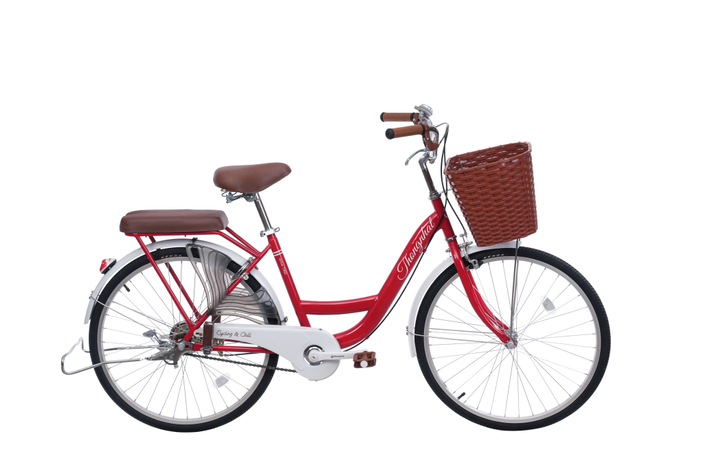 Xe Đạp Đường Phố City Thống Nhất New 24 24 inch Màu Đỏ