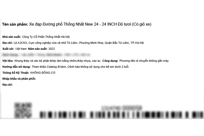 Xe Đạp Đường Phố City Thống Nhất New 24 24 inch Màu Đỏ