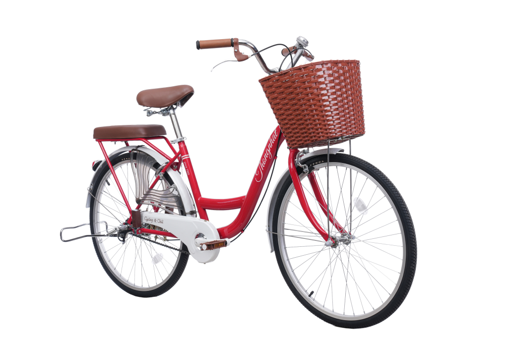 Xe Đạp Đường Phố City Thống Nhất New 24 24 inch Màu Đỏ