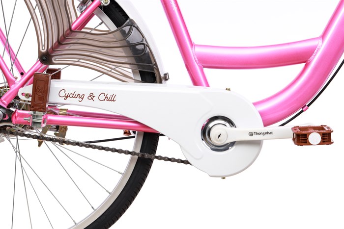 Xe Đạp Đường Phố City Thống Nhất New 24 24 inch Màu Hồng