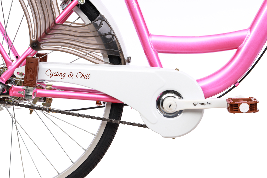 Xe Đạp Đường Phố City Thống Nhất New 24 24 inch Màu Hồng