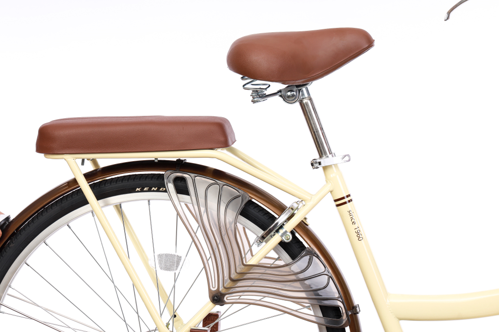 Xe Đạp Đường Phố City Thống Nhất New 24 24 inch Màu Kem