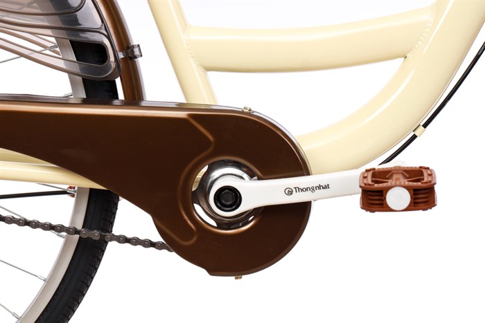 Xe Đạp Đường Phố City Thống Nhất New 24 24 inch Màu Kem