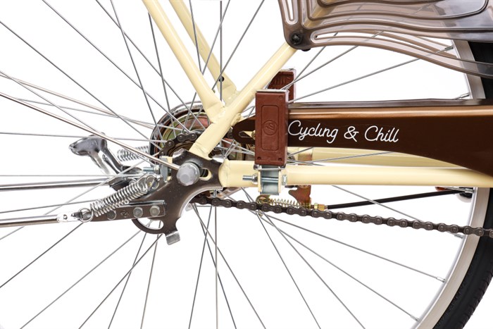 Xe Đạp Đường Phố City Thống Nhất New 24 24 inch Màu Kem