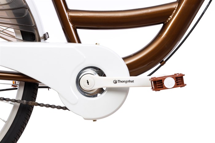 Xe Đạp Đường Phố City Thống Nhất New 24 24 inch Màu Nâu
