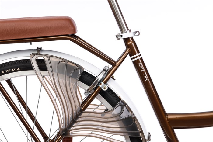 Xe Đạp Đường Phố City Thống Nhất New 24 24 inch Màu Nâu