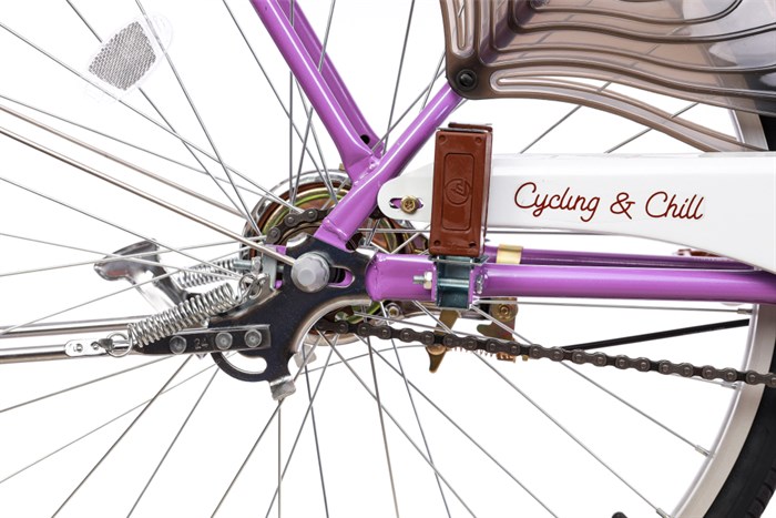 Xe Đạp Đường Phố City Thống Nhất New 24 24 inch Màu Tím