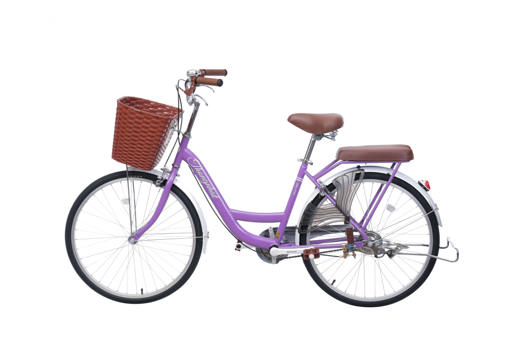 Xe Đạp Đường Phố City Thống Nhất New 24 24 inch Màu Tím