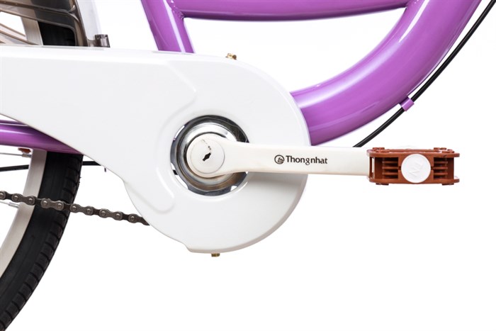 Xe Đạp Đường Phố City Thống Nhất New 24 24 inch Màu Tím