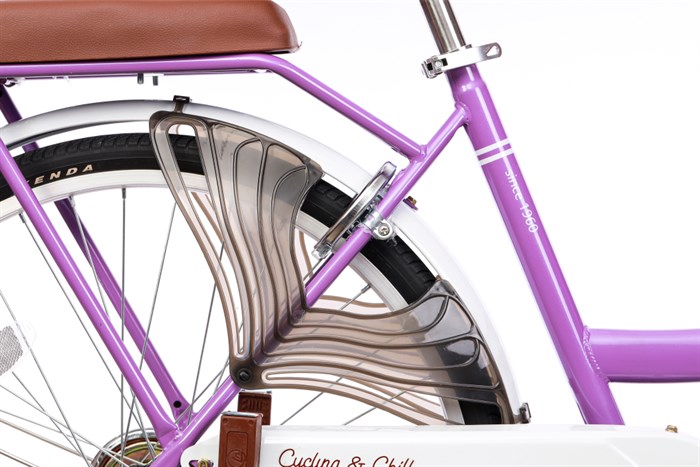 Xe Đạp Đường Phố City Thống Nhất New 24 24 inch Màu Tím