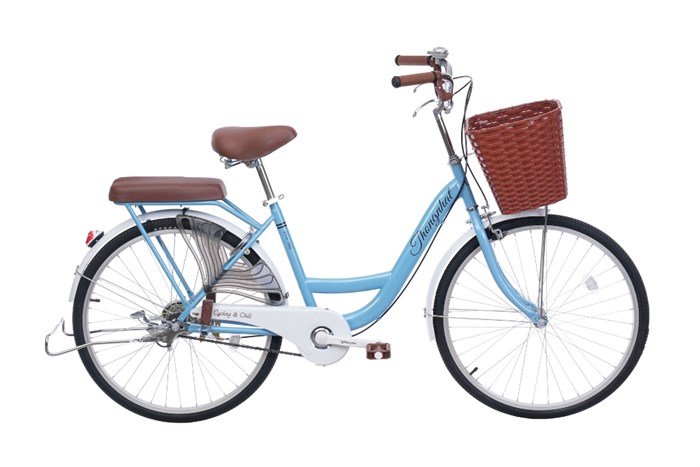 Xe Đạp Đường Phố City Thống Nhất New 24 24 inch Màu Xanh da trời