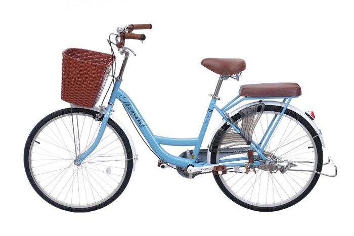 Xe Đạp Đường Phố City Thống Nhất New 24 24 inch Màu Xanh da trời