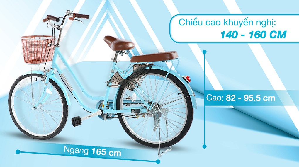 Xe Đạp Đường Phố City Thống Nhất LD 24-02 24 inch