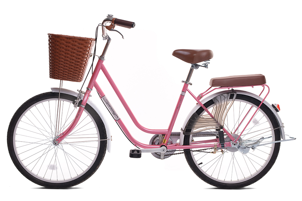 Xe Đạp Đường Phố City Thống Nhất LD 24-02 24 inch Màu Hồng