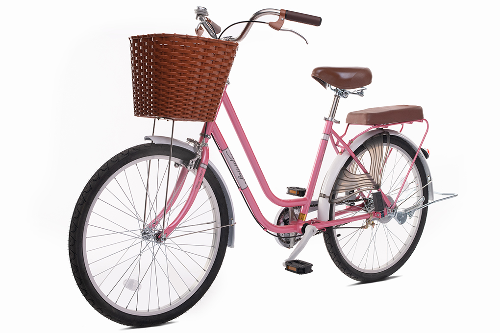 Xe Đạp Đường Phố City Thống Nhất LD 24-02 24 inch Màu Hồng