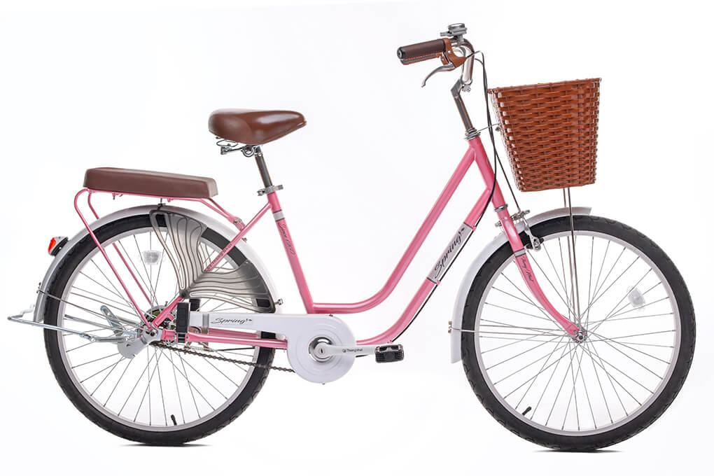 Xe Đạp Đường Phố City Thống Nhất LD 24-02 24 inch Màu Hồng