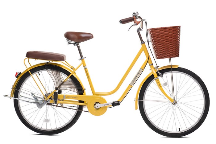 Xe Đạp Đường Phố City Thống Nhất LD 24-02 24 inch Màu Vàng