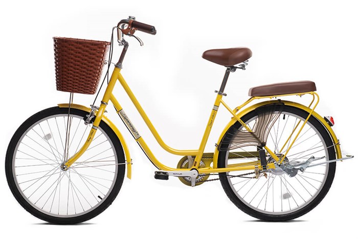 Xe Đạp Đường Phố City Thống Nhất LD 24-02 24 inch Màu Vàng