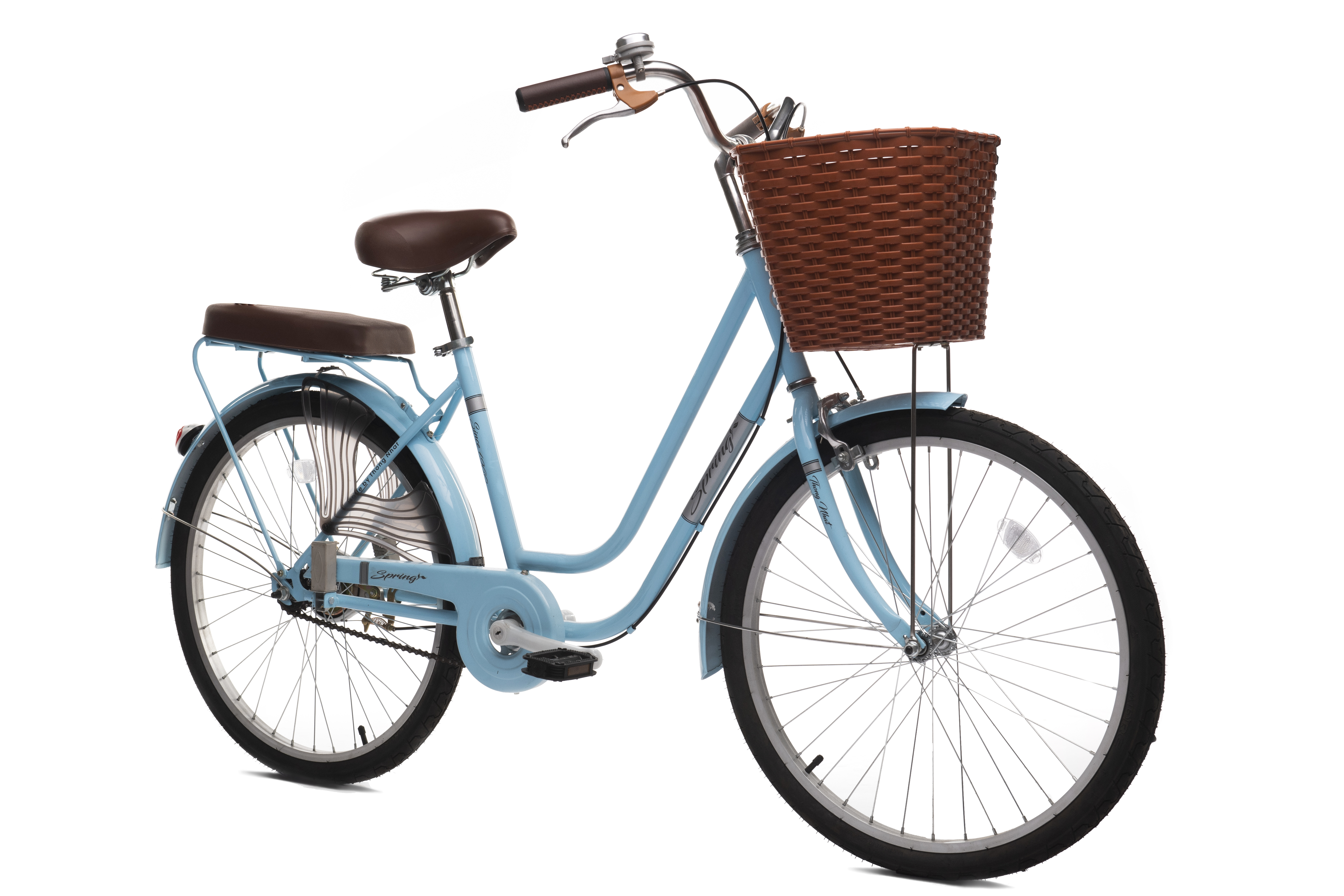 Xe Đạp Đường Phố City Thống Nhất LD 24-02 24 inch Màu Xanh