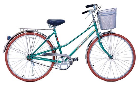 Xe Đạp Đường Phố City Thống Nhất Lốp Đỏ 26 inch Nữ