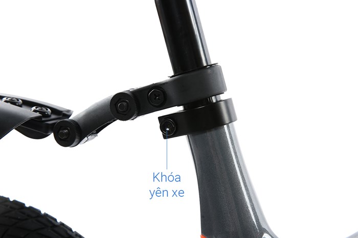 Xe Đạp Trẻ Em Stitch HurriCane JS101-14 14 inch Màu Xám