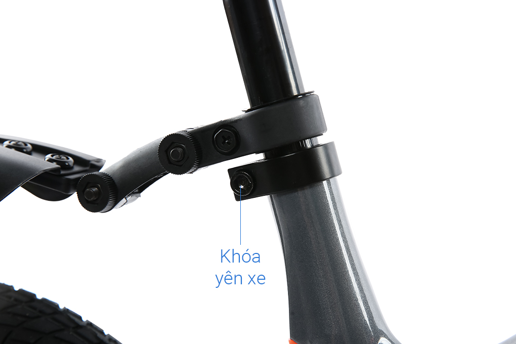 Xe Đạp Trẻ Em Stitch HurriCane JS101-14 14 inch Màu Xám