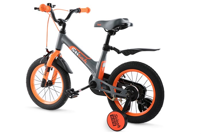 Xe Đạp Trẻ Em Stitch HurriCane JS101-14 14 inch Màu Xám