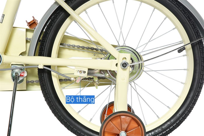 Xe Đạp Trẻ Em Stitch Forest Princess JK906-18 18 inch Màu Kem