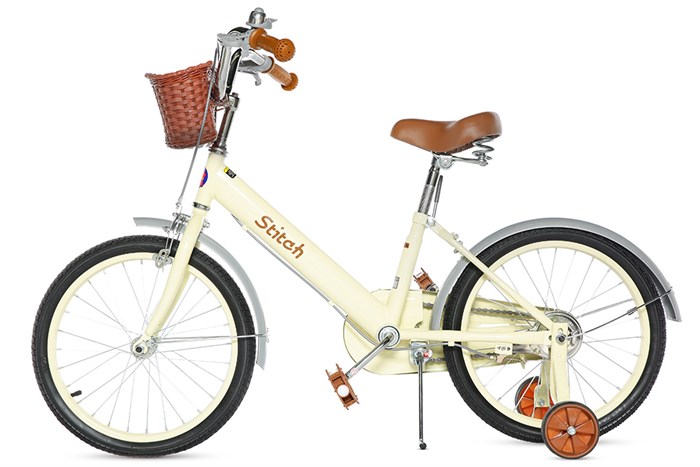 Xe Đạp Trẻ Em Stitch Forest Princess JK906-18 18 inch Màu Kem