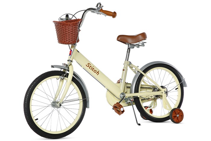 Xe Đạp Trẻ Em Stitch Forest Princess JK906-18 18 inch Màu Kem