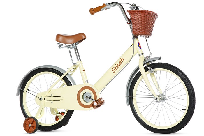 Xe Đạp Trẻ Em Stitch Forest Princess JK906-18 18 inch Màu Kem