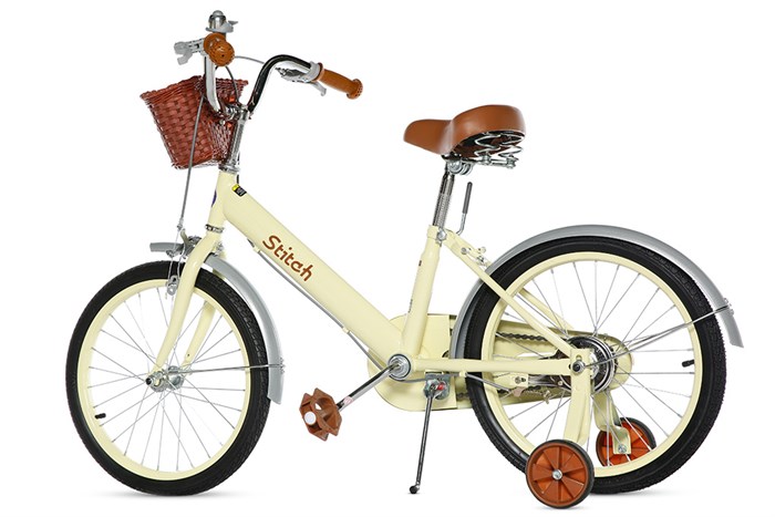 Xe Đạp Trẻ Em Stitch Forest Princess JK906-18 18 inch Màu Kem