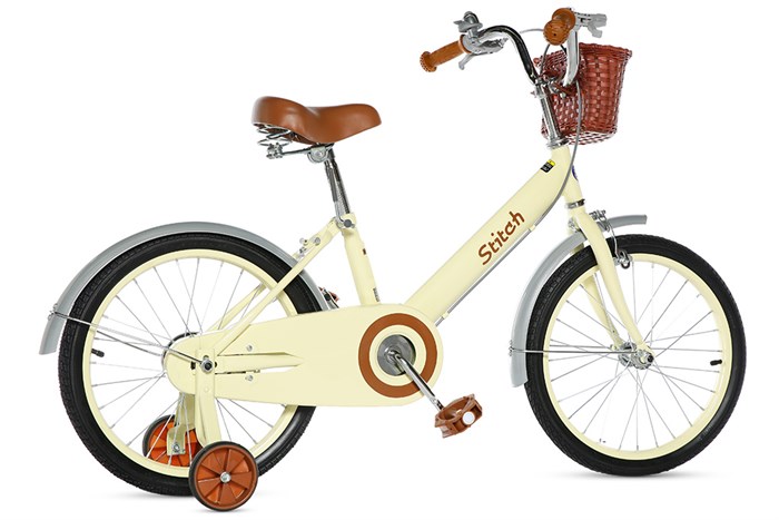 Xe Đạp Trẻ Em Stitch Forest Princess JK906-18 18 inch Màu Kem