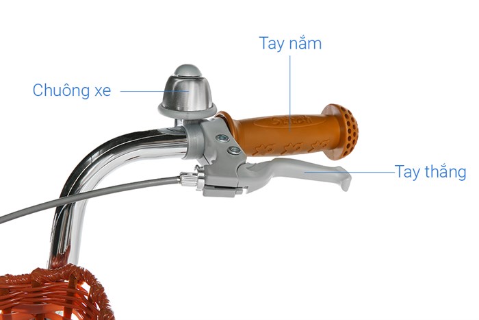 Xe Đạp Trẻ Em Stitch Forest Princess JK906-18 18 inch Màu Kem