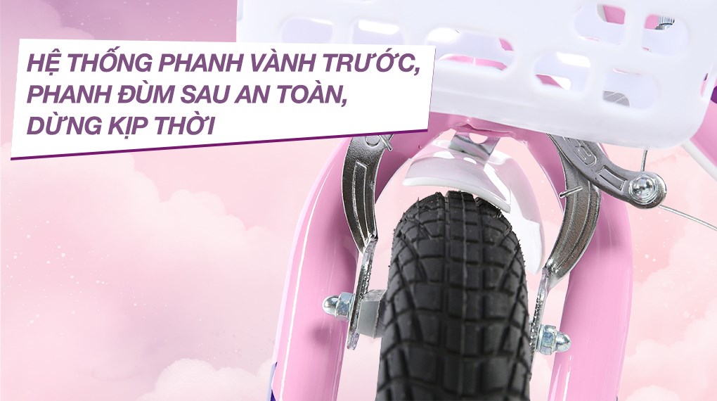 Xe Đạp Trẻ Em Stitch British Girl JY909-14 14 inch