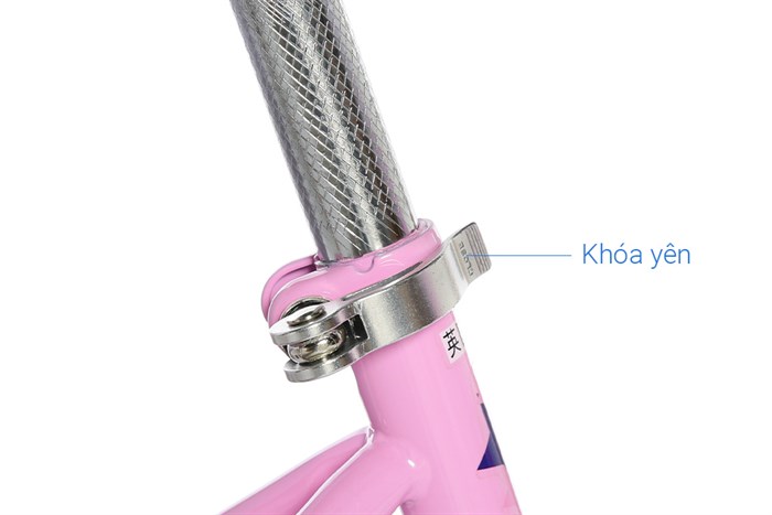 Xe Đạp Trẻ Em Stitch British Girl JY909-14 14 inch Màu Hồng