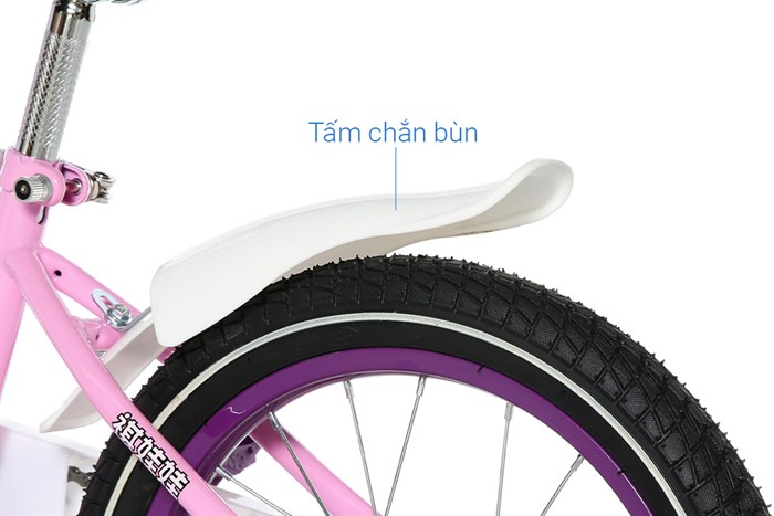 Xe Đạp Trẻ Em Stitch British Girl JY909-14 14 inch Màu Hồng