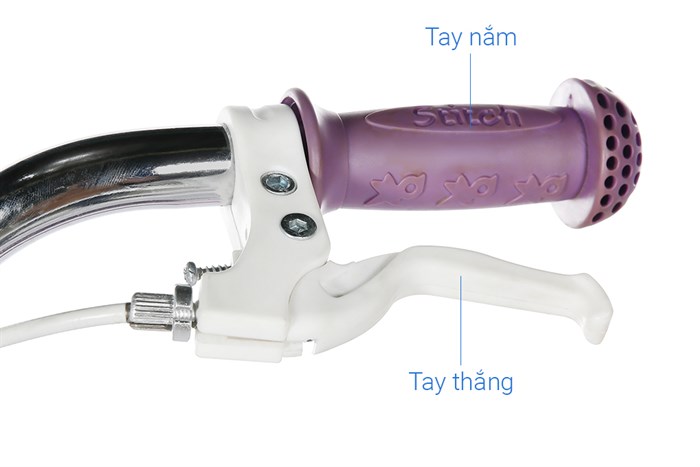 Xe Đạp Trẻ Em Stitch British Girl JY909-16 16 inch Màu Hồng
