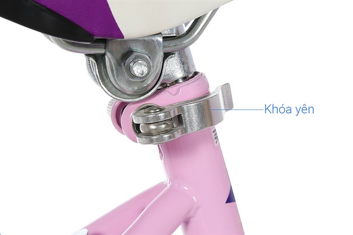 Xe Đạp Trẻ Em Stitch British Girl JY909-16 16 inch Màu Hồng