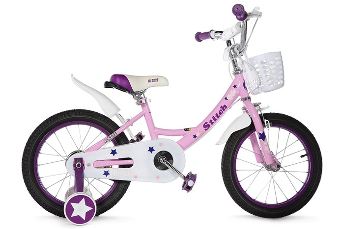 Xe Đạp Trẻ Em Stitch British Girl JY909-16 16 inch Màu Hồng