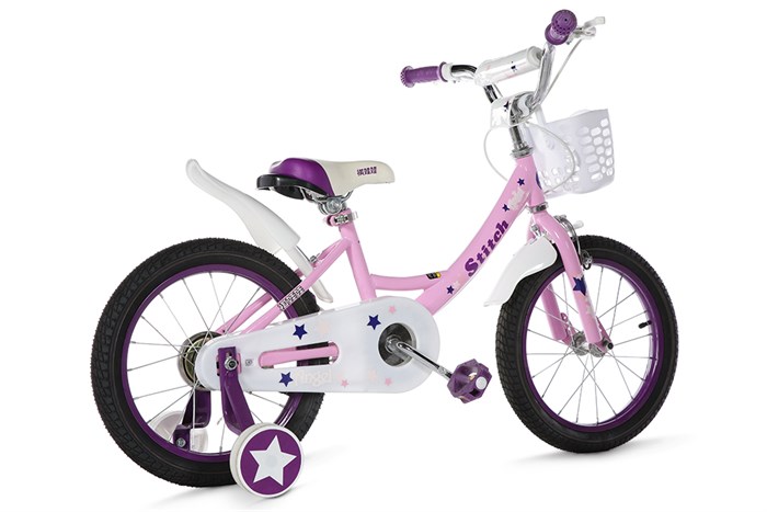 Xe Đạp Trẻ Em Stitch British Girl JY909-16 16 inch Màu Hồng