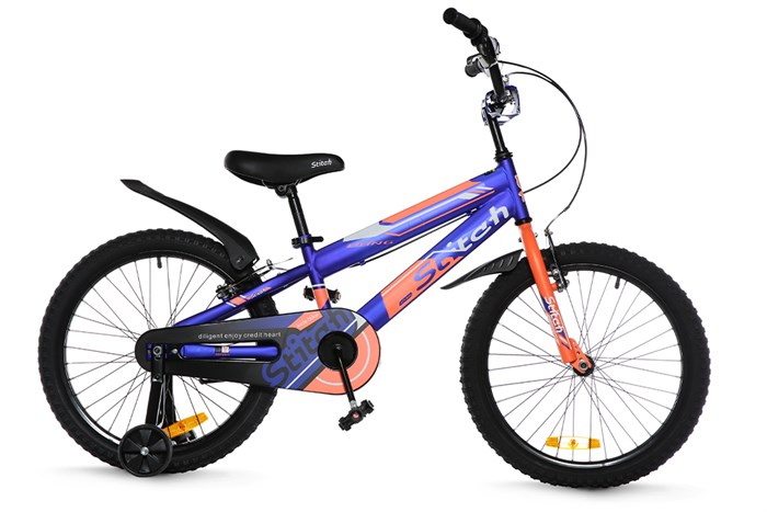 Xe Đạp Trẻ Em Stitch Warrior JK907-20 20 inch Màu Xanh Dương