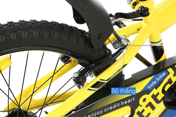 Xe Đạp Trẻ Em Stitch Warrior JK907-20 20 inch Màu Vàng