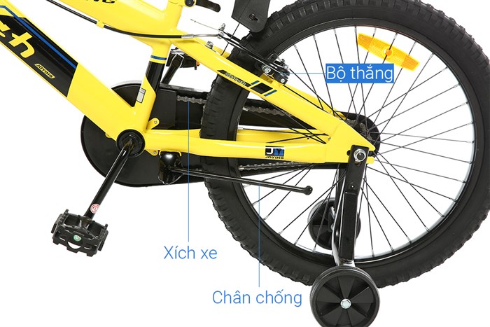 Xe Đạp Trẻ Em Stitch Warrior JK907-20 20 inch Màu Vàng