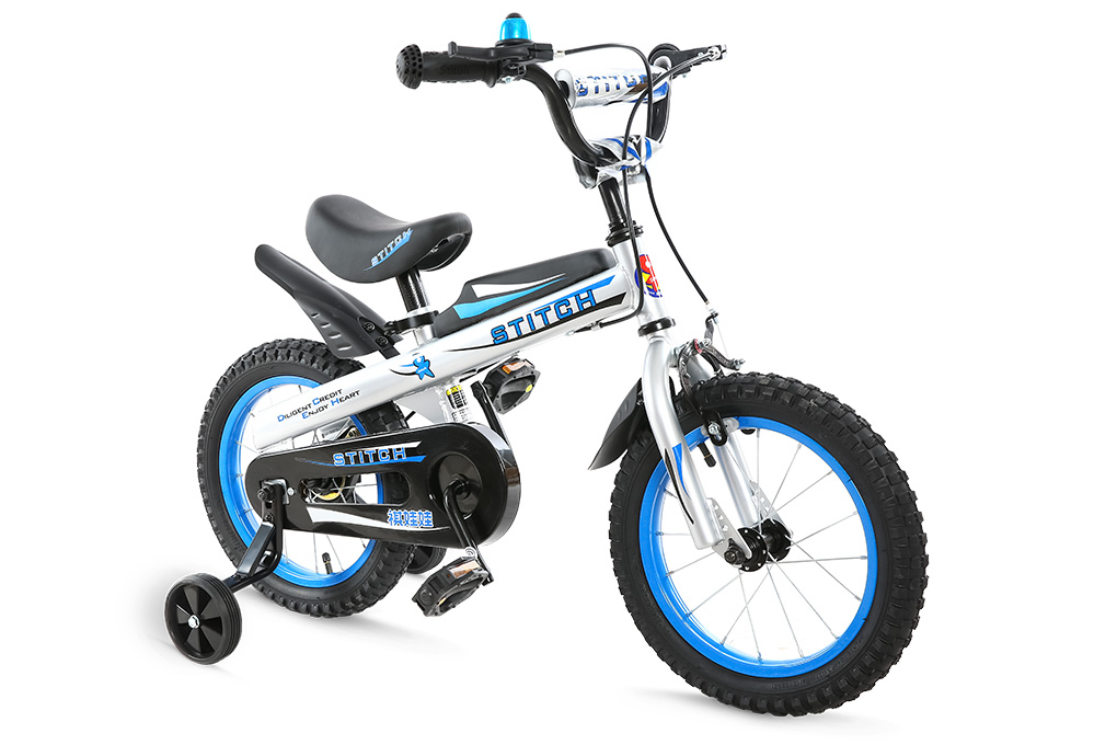 Xe Đạp Trẻ Em Stitch Knight JY903-14 14 inch Màu Xanh Dương